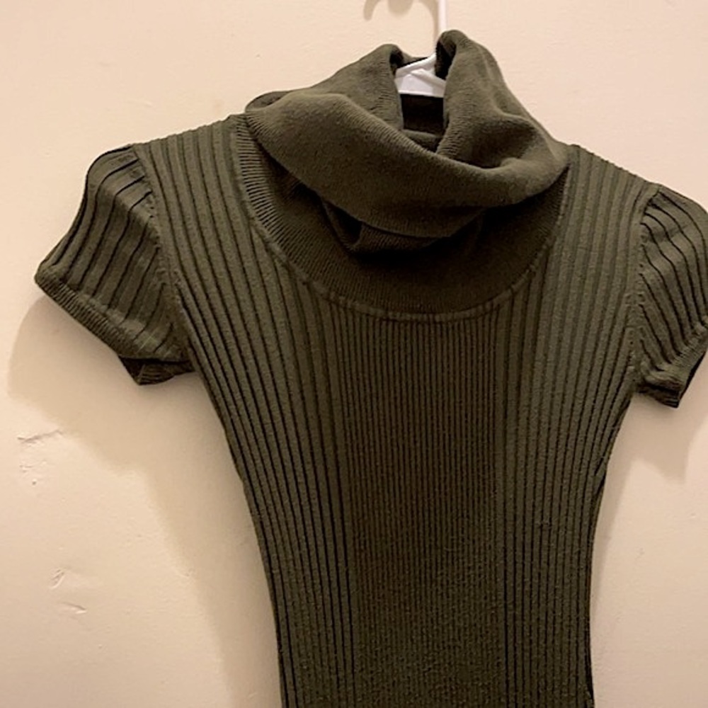 SUPER STRETCH Ribbed Bodycon “Sweater - Tee” Dress - Picture 3 of 11